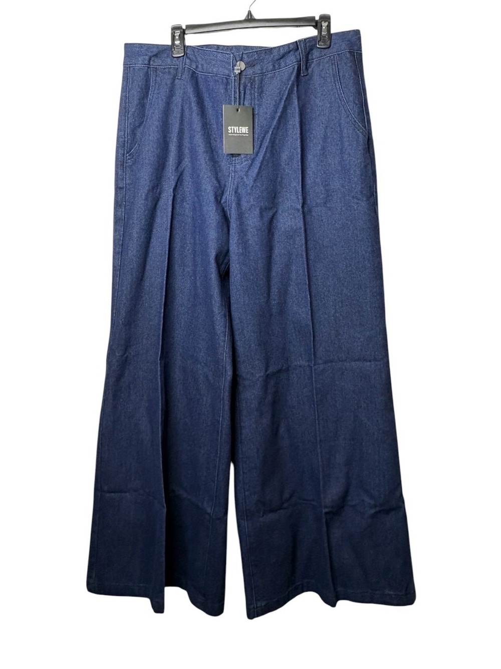 STYLEWE Navy Wide-Leg Denim Trousers
